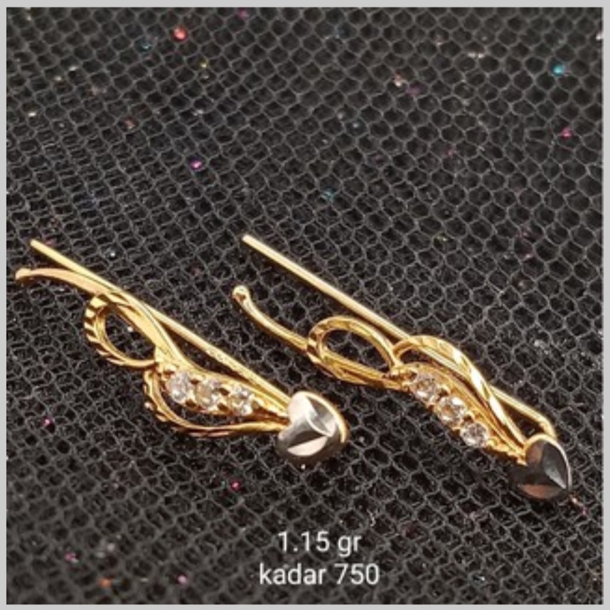 Anting Emas 17 K - 1.15 gr Kadar 750 - ABS100000010