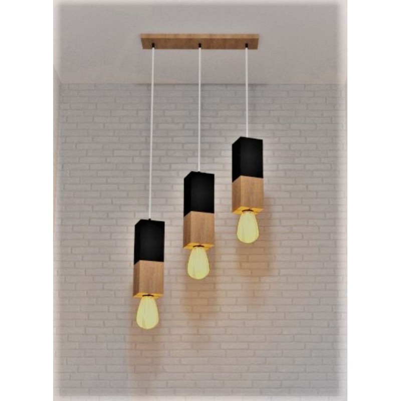 Lampu Gantung Hias Cafe 3 in 1 Minimalis Modern Harga Termurah GA2