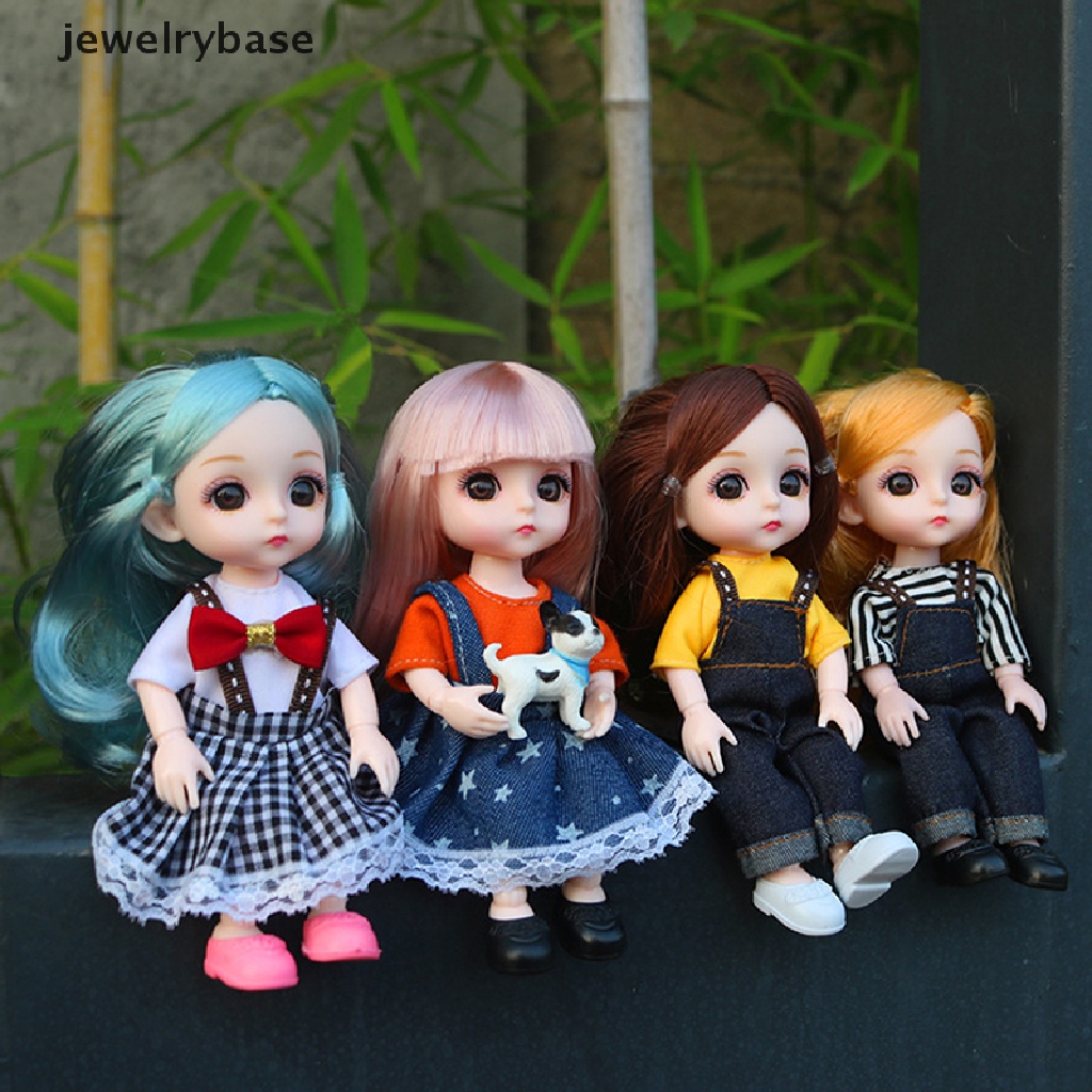 [jewelrybase] Bjd 16CM Boneka Casual Fashion Princess Baju Setelan Aksesoris Butik