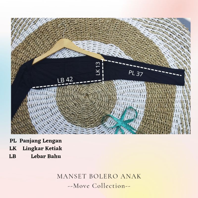 Manset Tangan Balero Anak Bahan Rayon