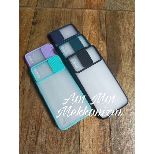 Case Samsung A01 M01 Kamera Window Slide Dove Hardcase Protection Camera