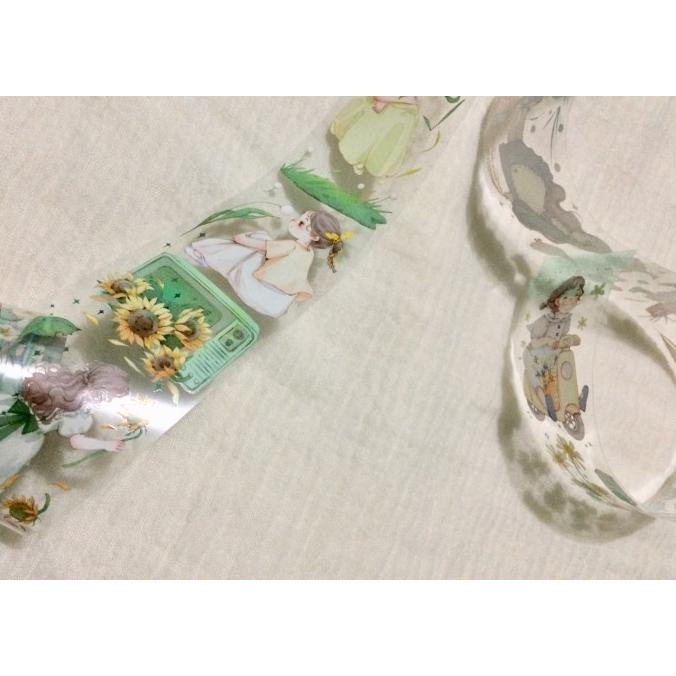 

(BISA COD) Pet tape - Wing : Happy Life.. harga per meter ya LIMITED EDITION Kode 1258