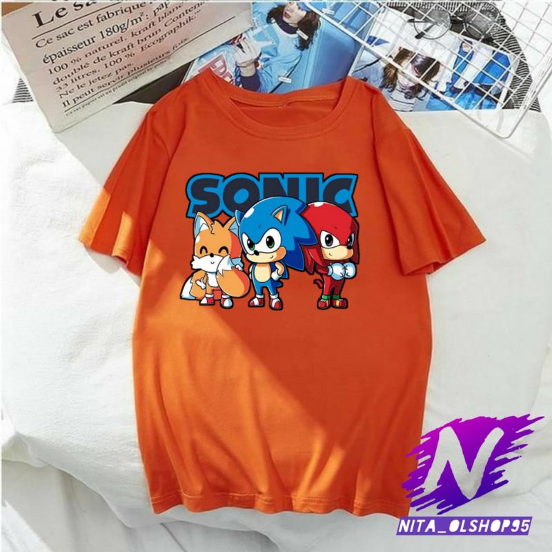 baju kaos anak atasan anak baju sonix the movie spesial