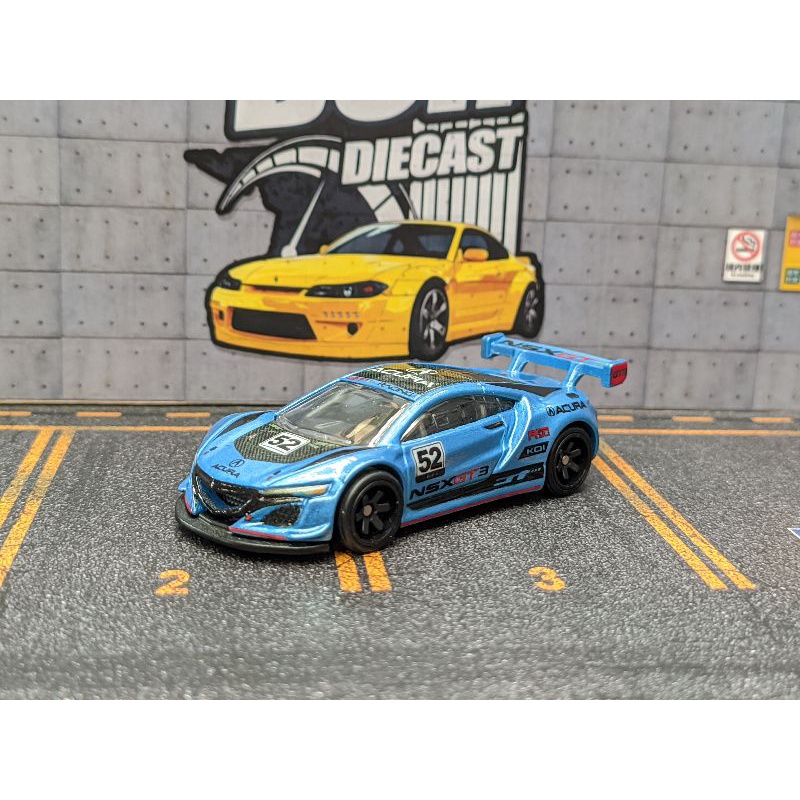 hotwheels open track acura nsx gt3