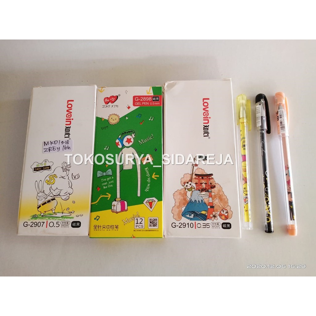 

PULPEN GEL LOVEIN MOTIF KARTUN LUCU (SATUAN)