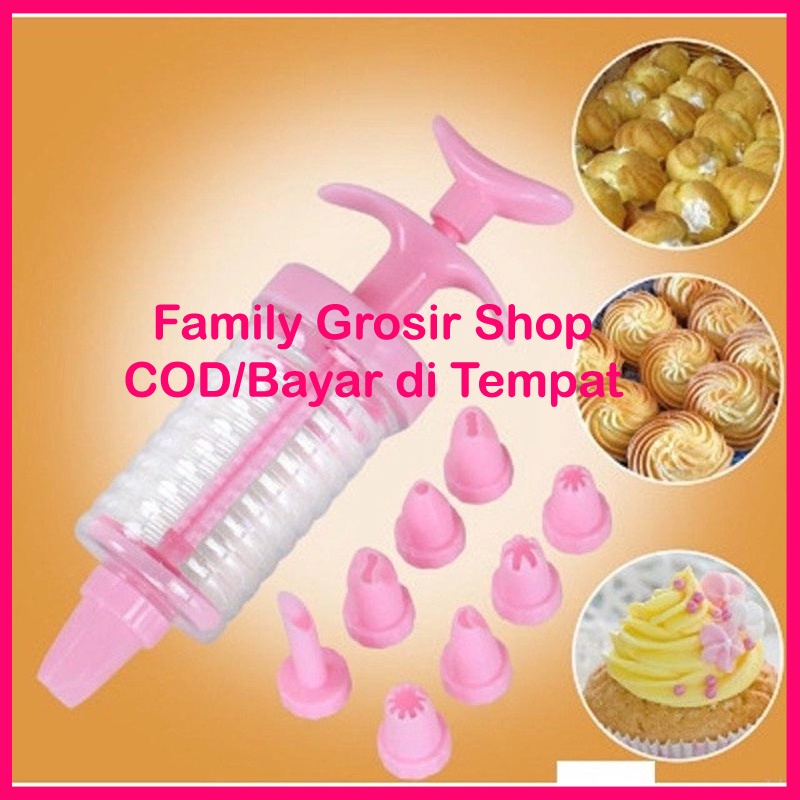 Alat penghias kue 8 in 1 cake pen cake decoration