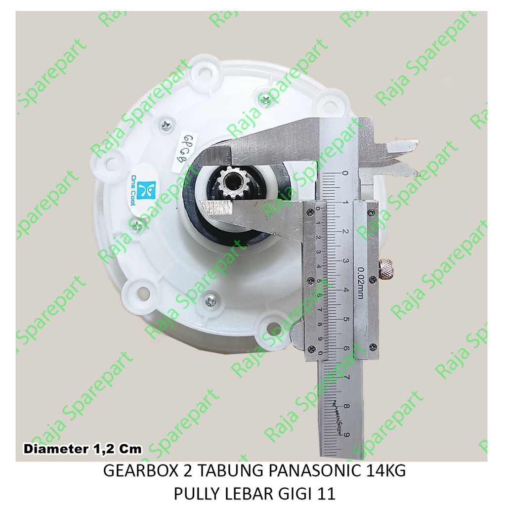 Gearbox Mesin Cuci 2 Tabung Panasonic 14kg Pully Lebar Gigi 11 GB29