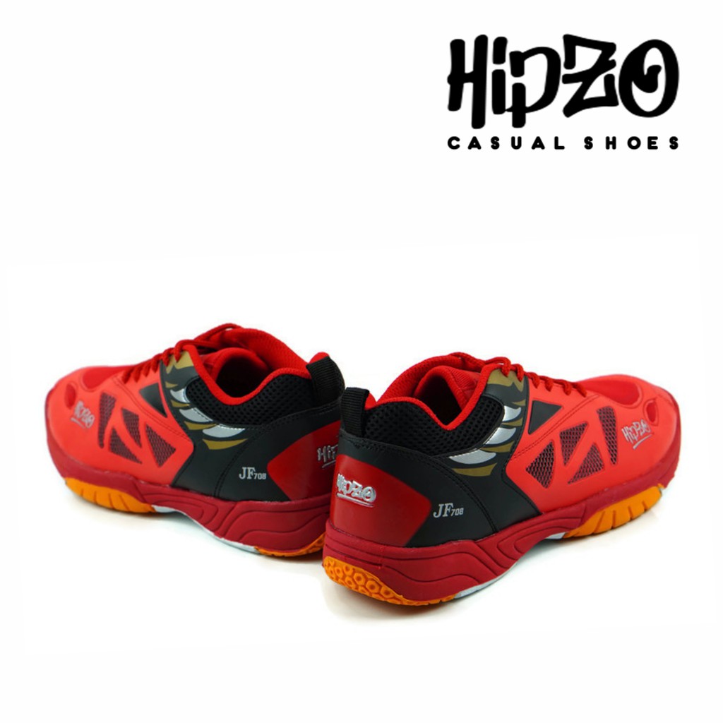 Sepatu Pria Badminton Hipzo M048 Sepatu Olahraga Lari Senam Yoga Sneakers Original Image 5