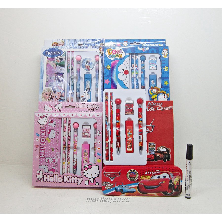 

Tempat Pensil Set Alat Tulis XDA-8888 Frozen Doraemon McQueen