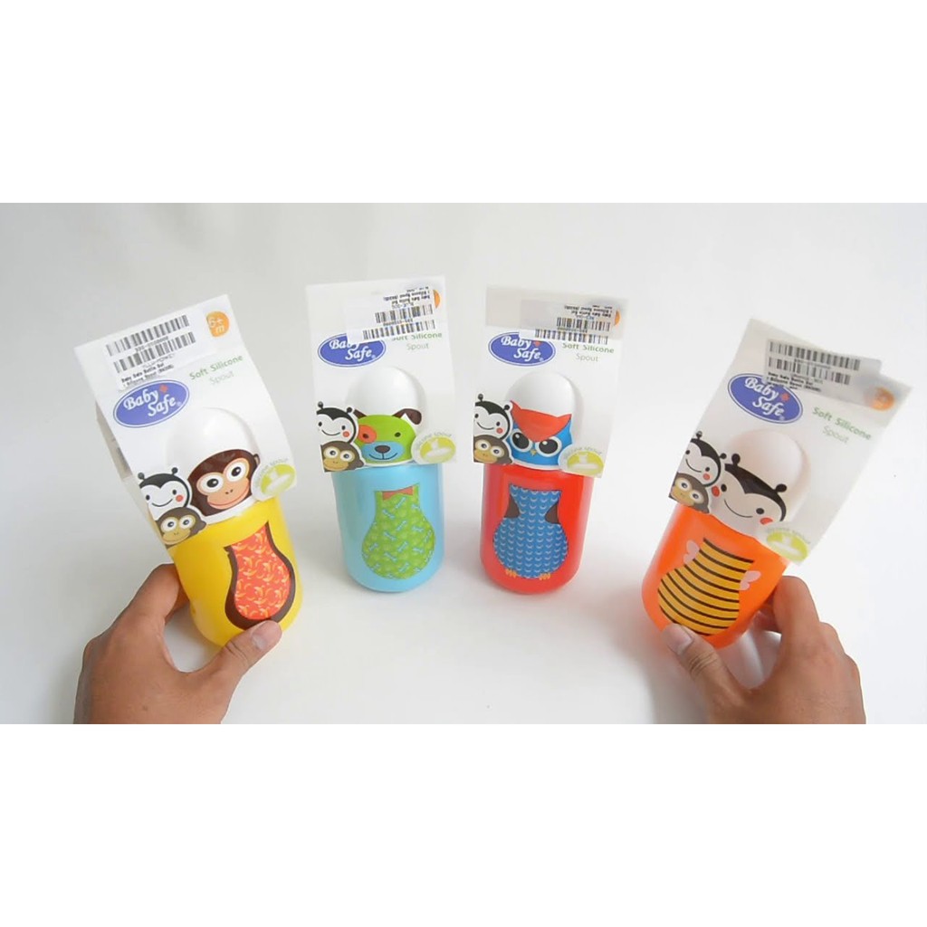 Baby Safe Soft Silicone Spout SK005 botol belajar minum anak