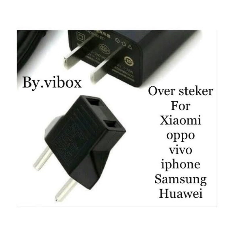 PROMO STEKER VIBOX FUKUTA GEPENG 2 KAKI FOR CHARGER