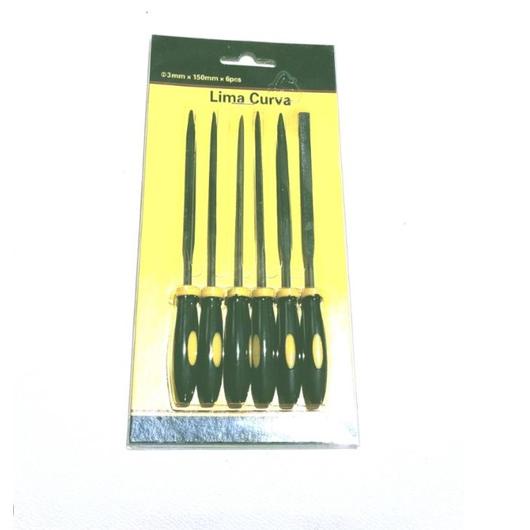 ✈ Kikir Set Mini 6 Pcs Kikir Besi 3mmx150mm Mini File Set Ω