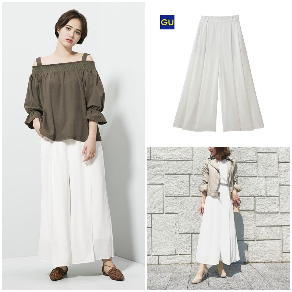GU Uniqlo Long Kulot Wanita Original