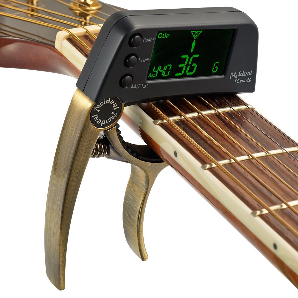 Meideal TCapo20 Deluxe Capo - Tuner Gitar