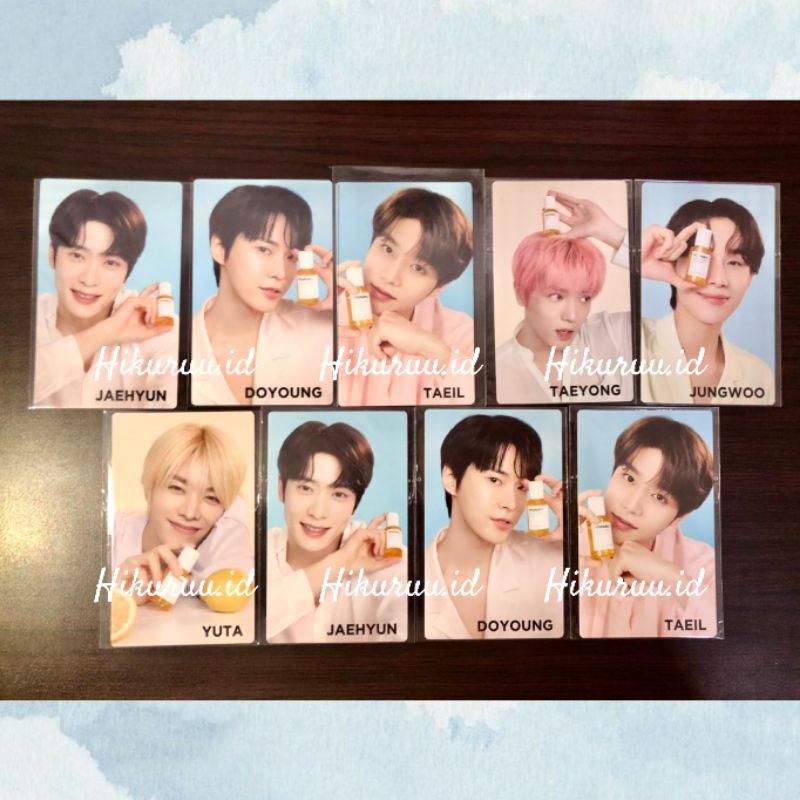 Photocard Nature Republic NCT 127 Jaehyun Doyoung Taeil Taeyong Jungwoo Yuta