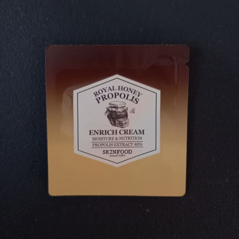 skinfood royal honey propolis enrich cream SAMPLE | skinfood royal honey enrich cream | skinfood roy