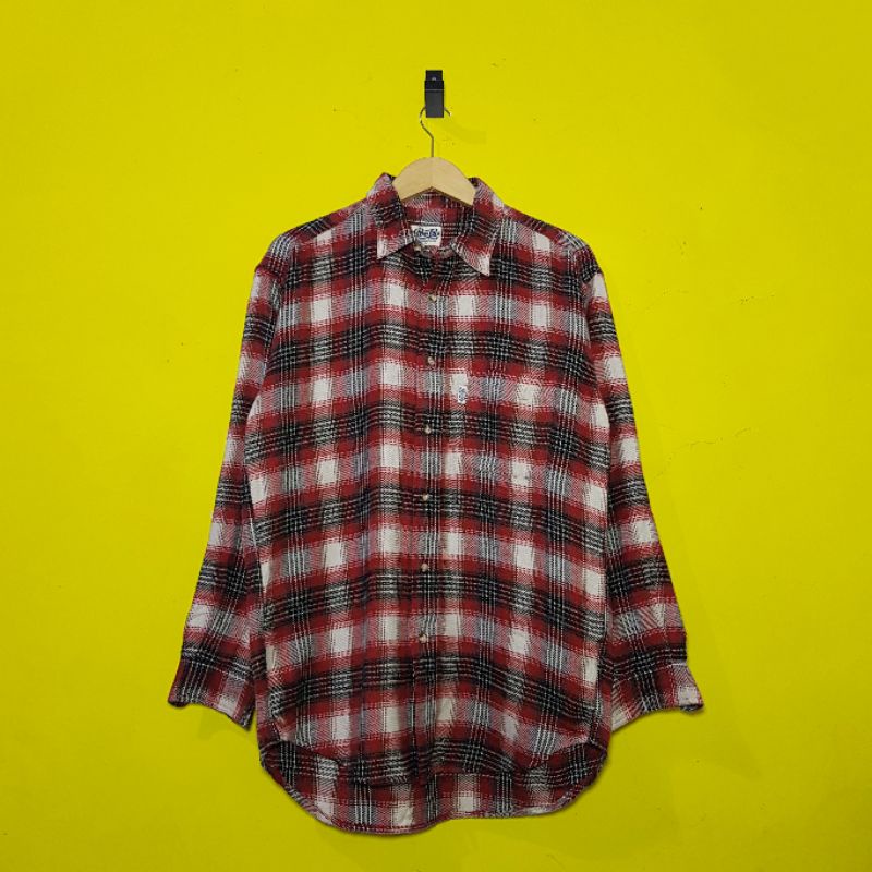 PEPSI COLA vintage veterano flannel shirt (KEMEJA FLANEL)