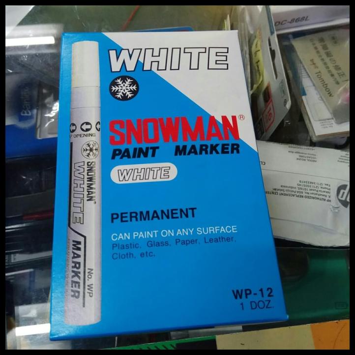 

Heaven | Spidol Snowman Paint Marker (Putih/Kuning/Hijau/Hitam/Pink)(Per Lusin)