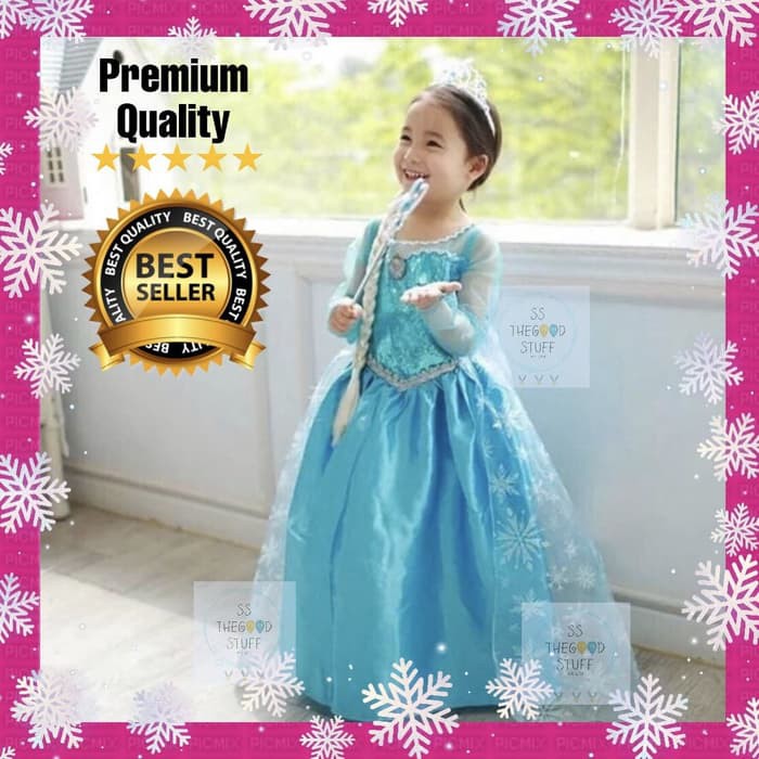 Princess Ariel Costume Baju Baju Anak Kostum P5995L  Dress Frozen Elsa / Rok / Gaun / Best Seller