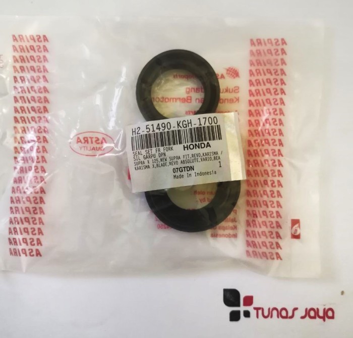 Sil Seal Shock garpu depan Ori Aspira Beat, Vario, Supra X 125, fit, Blade, Revo