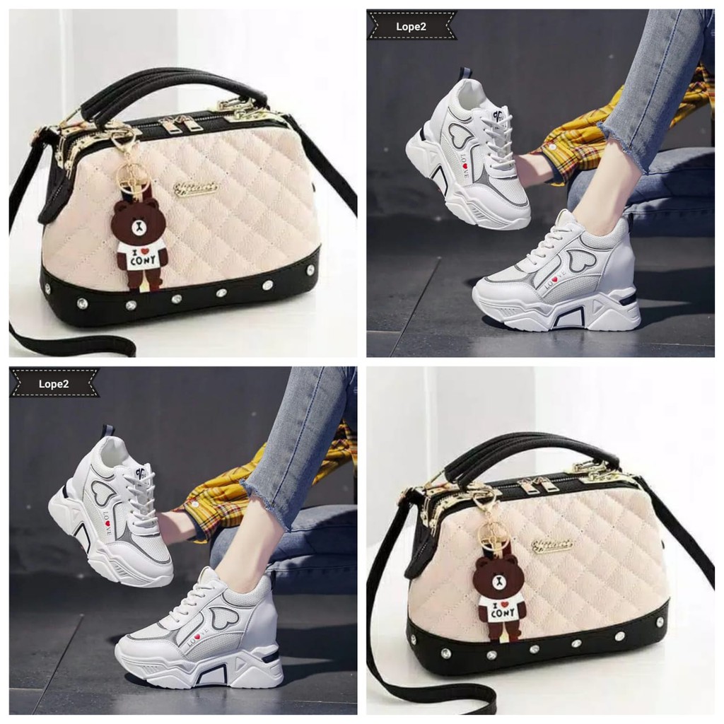 PAKET SNEAKERS DAN TAS KEREN BUATAN INDONESIA