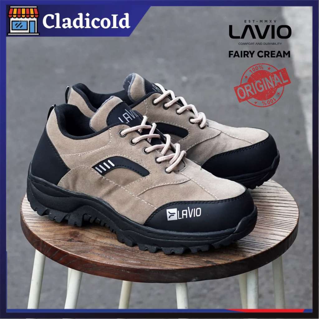 Sepatu Safety Pria Boot Pendek Ujung Besi Kerja Lapangan Outdoor Mendaki Gunung Hiking Travel Sefty Shoes Boots Proyek LAVIO FAIRY