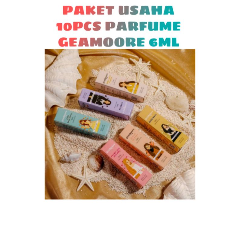 PAKET USAHA 10PCS PARFUME GEAMOORE 6ML