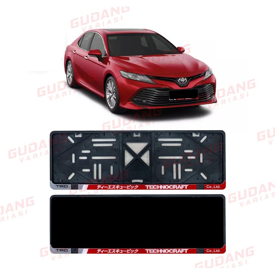 Tatakan Plat Mobil Model TRD