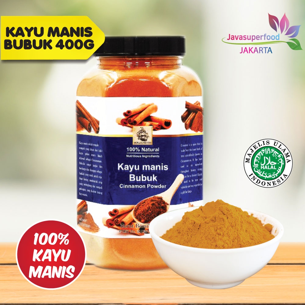 BUBUK KAYU MANIS / CINNAMON POWDER TOPLES 400 GRAM