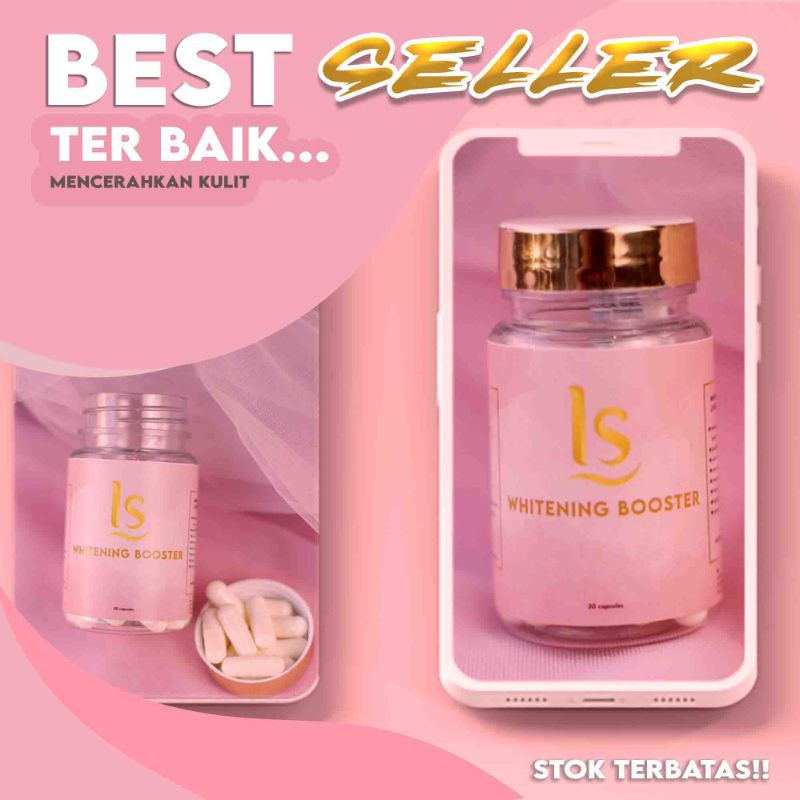 LS GLOW Whitening Booster 100% Original / Mencerahkan Kulit