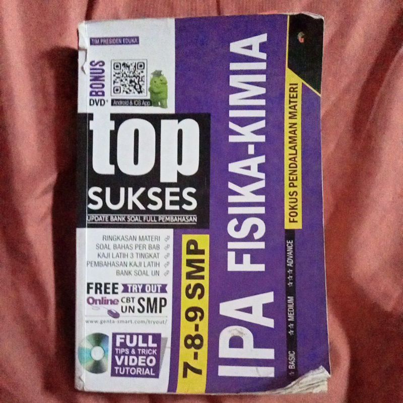 Preloved Top Sukses SMP Update Bank Soal Fisika Kimia