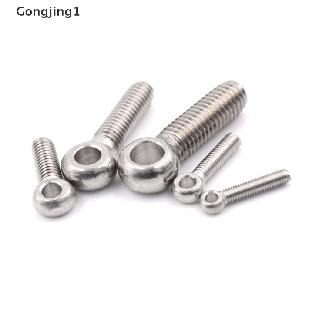 Gongjing1 5pcs Baut M5 M6 M8 M10 M12 Bahan Stainless Steel