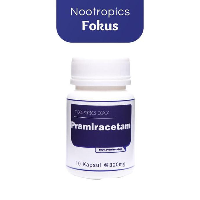 Pramiracetam 10 Kapsul- Meningkatkan Konsentrasi & Ingatan- Nootropics