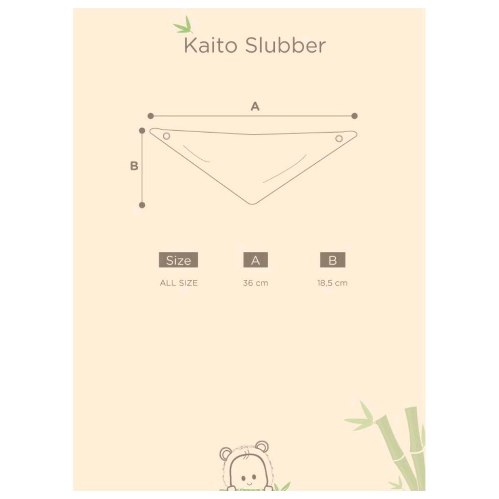 BAMBOO &amp; BUB KAITO SLUBBER / SLUBBER / BIB BAYI