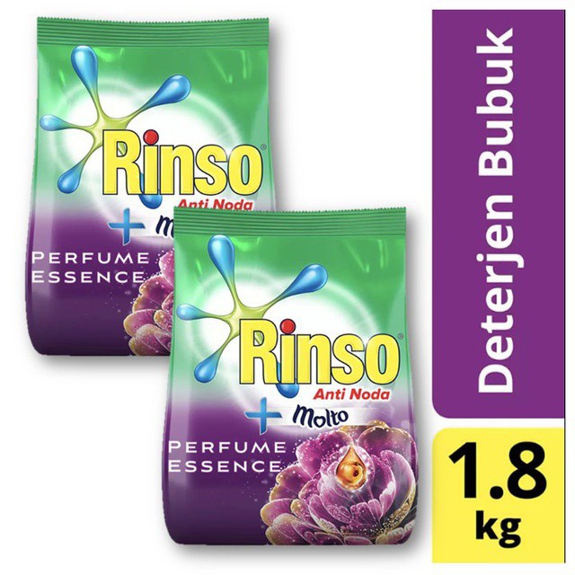 DETERGENT Rinso Bubuk 1,8 KG - HARGA PROMO