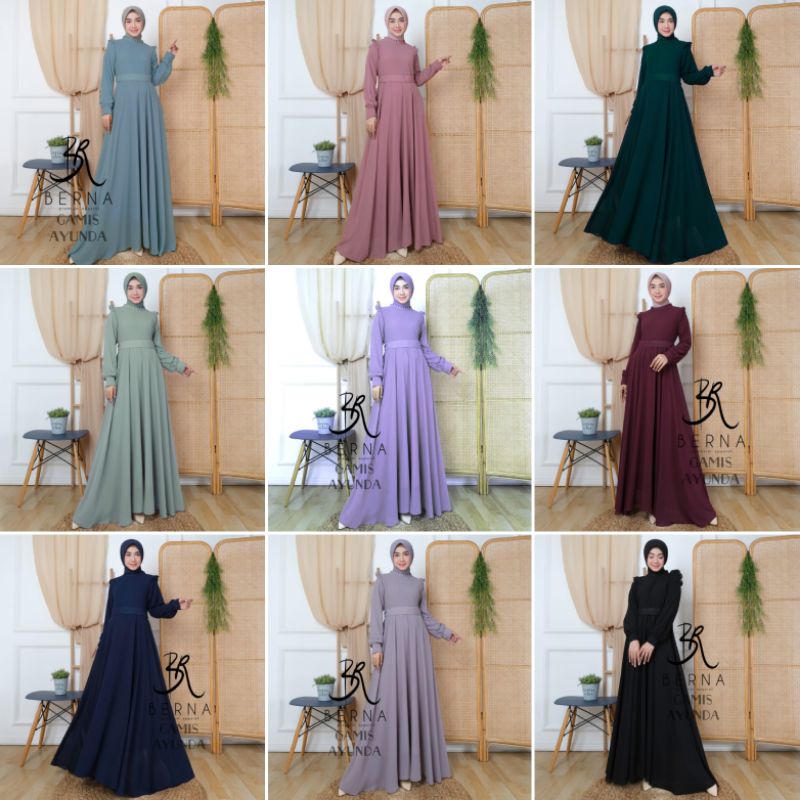 original BERNA gamis AYUNDA