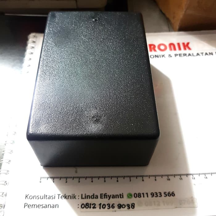 New Box hitam plastik X 4  Box Elektronik X 4 125 X 85 X 5 CM buble per box