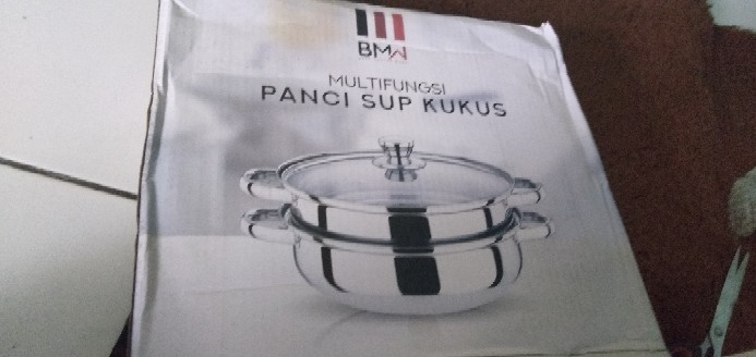 Dandang Steamer Panci Kukus Susun Stainless Steel Double Pan Serbaguna Alat Masak Dapur Dimsum Rumah