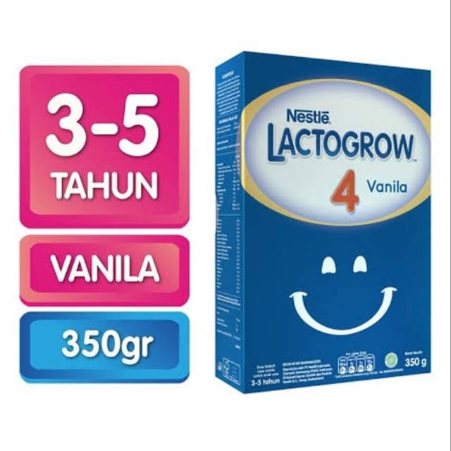 Susu Lactogrow 4 350 gr Rasa Plain Vanila Madu - 350gr