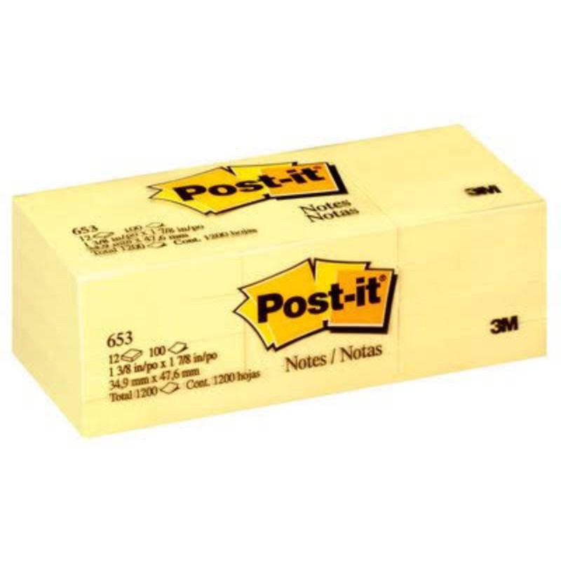 POST IT 3M 653 YELLOW-2
