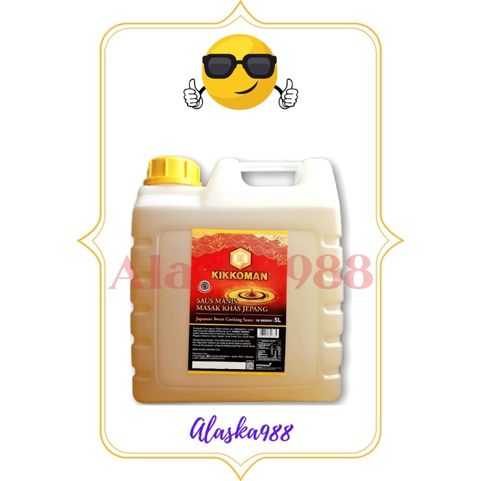 

KIKKOMAN MIRIN - SWEET SEASONING SAUCE JERIGEN 5.7 KG / 5 LITER HALAL