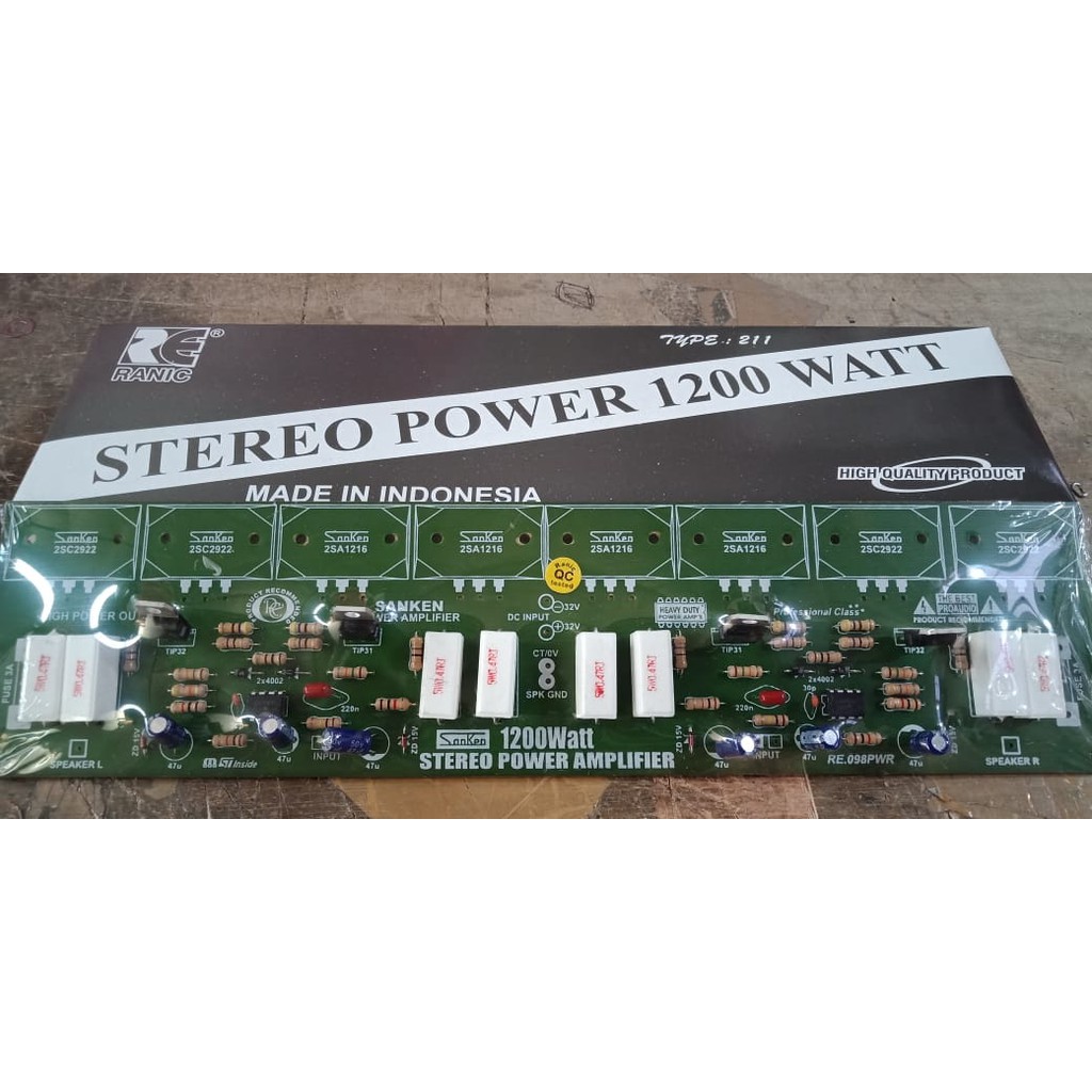 kit driver power amplifier stereo power 1200 watt | Shopee Indonesia