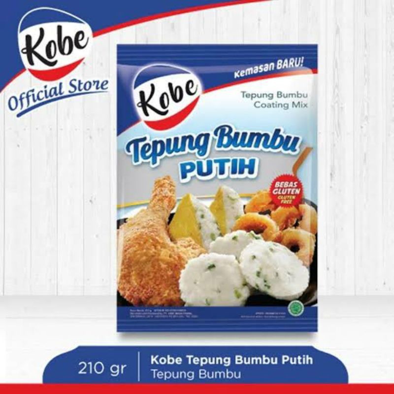 Kobe tepung putih 75 gr / kobe tepung putih 210 gr