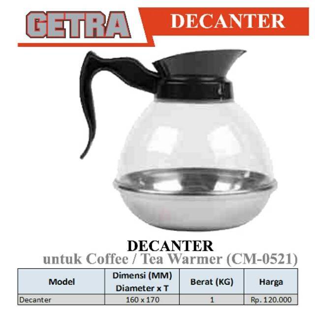 PITCHER / COFFEE DECANTER GETRA