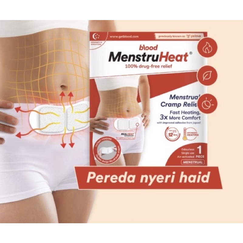 Menstruheat per sachet ( kompres pereda nyeri haid alami )