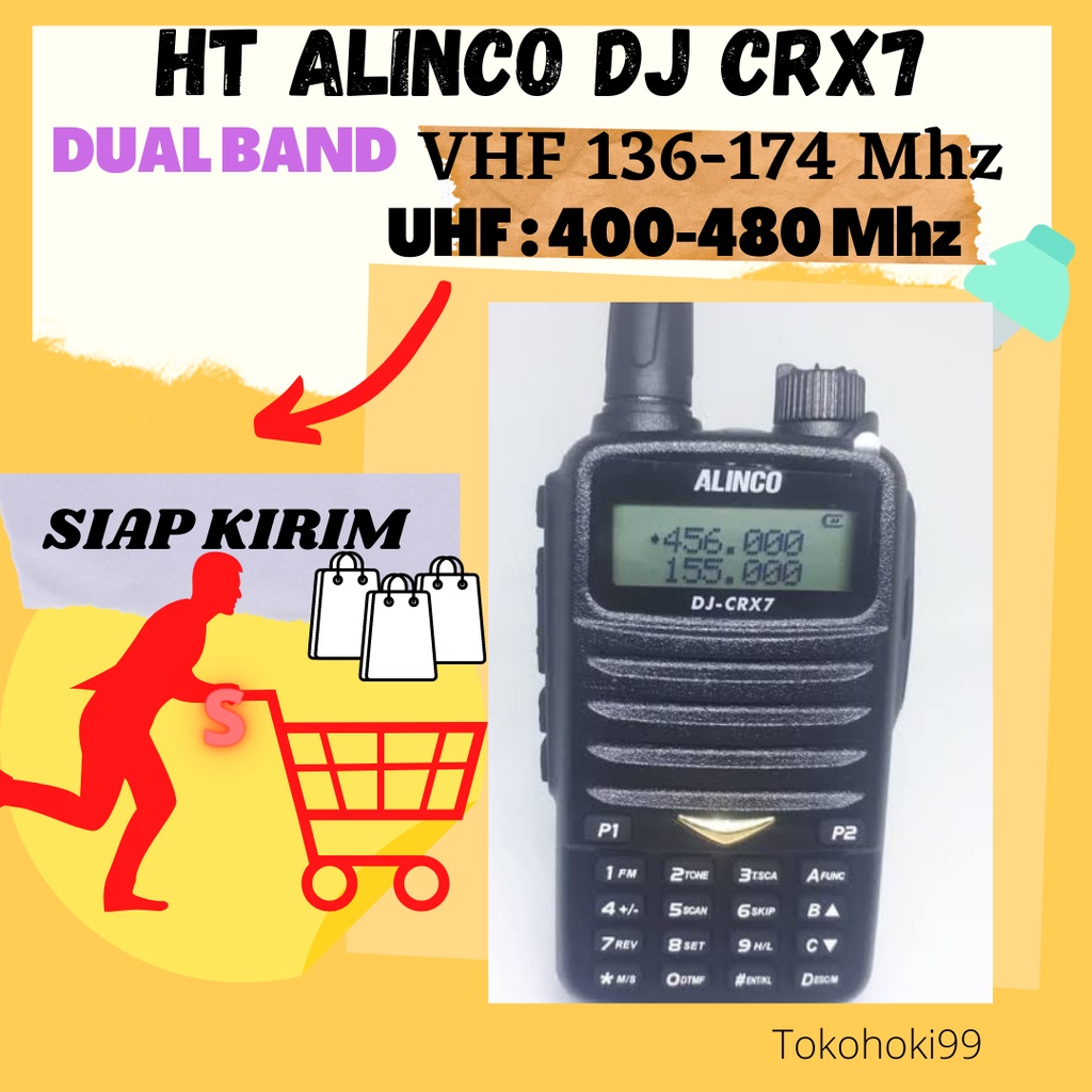 HT Alinco DJ CRX 7 Dual Band Terbaru