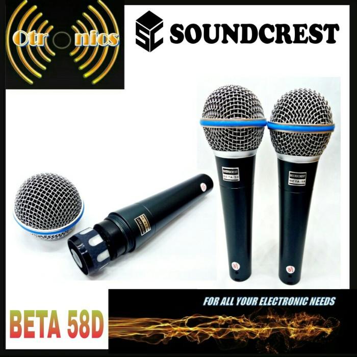 Microphone Kabel / Mic Kabel Soundcrest Beta-58D (2 Mic)Koper Original