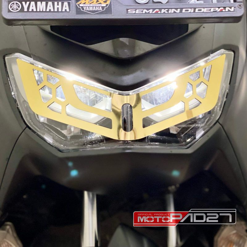 Motopad27 Garnish Lampu Depan Yamaha New Nmax Garnis Headlamp Yamaha New Nmax 2020 2021 2022