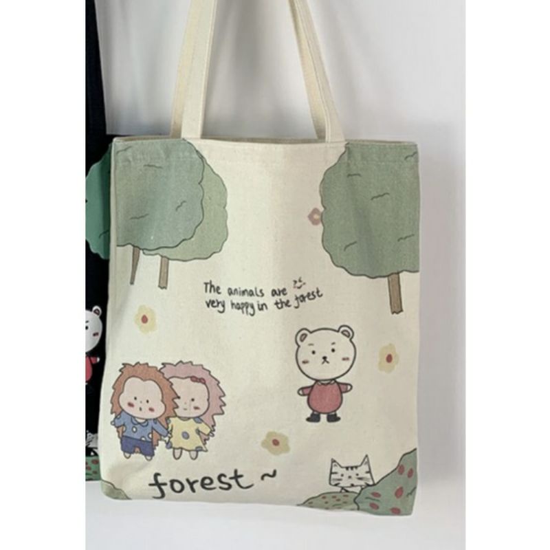 Totebag RESLETING Totebag Karakter PLanet Tas Sekolah Tas Bahu