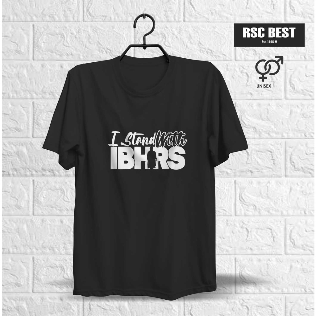 Kaos Kaus T-Shirt IB HRS HABIB RIZIQ Distro Motivasi Katun Cotton Pria Wanita Trend Lengan Panjang L